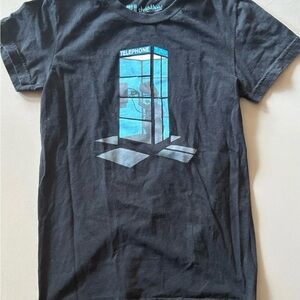 Threadless Black Tee with ET PHONING HOME Best Graphic Tee Ever